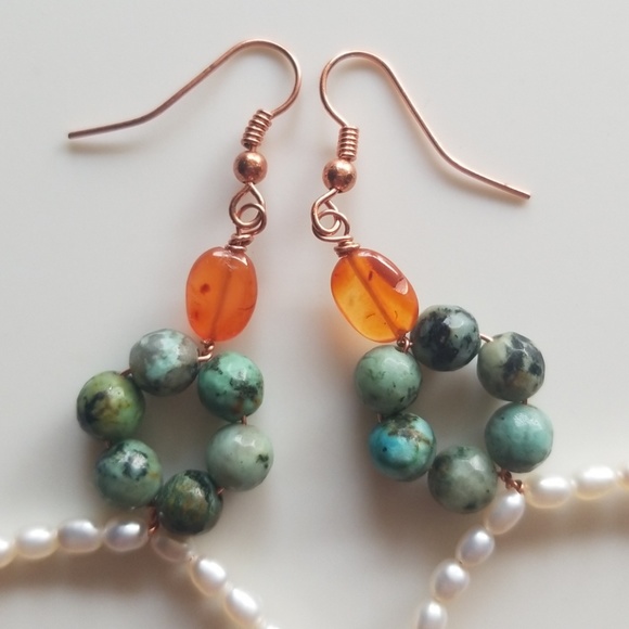 Mermaid Bride Earrings - Picture 3 of 6